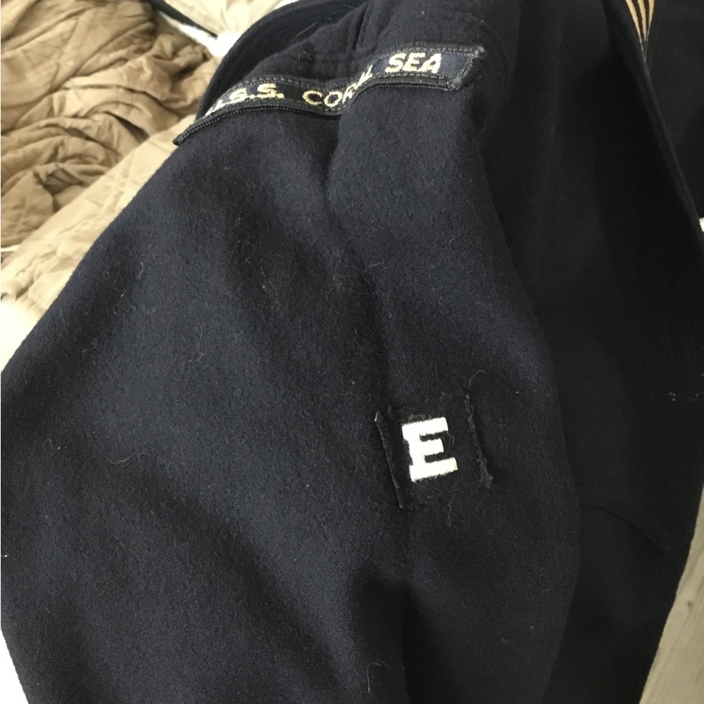 2 vintage US navy jumpers from the uss coral sea - Picture 5 of 13